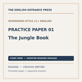 Sevenoaks-Style 11+ English Practice Paper 01: The Jungle Book (PDF + Answers) — start here, shorter reading passage