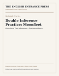 Sevenoaks-style 11+ Double Inference Practice Moonfleet cover